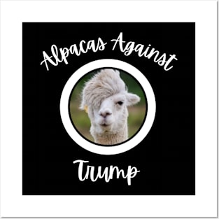 Funny Alpacas Anti-Trump - Alpacas Against Trump Posters and Art